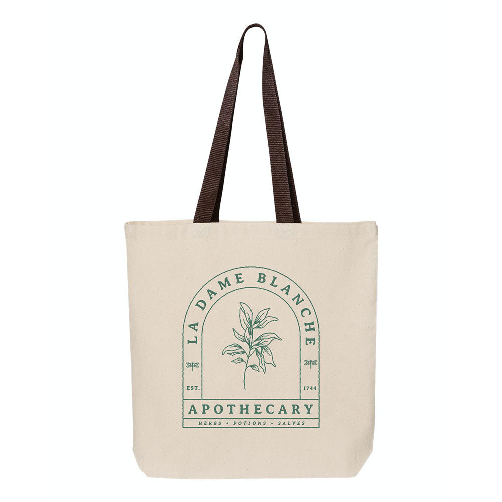 Outlander La Dame Blanche Apothecary Tote Bag